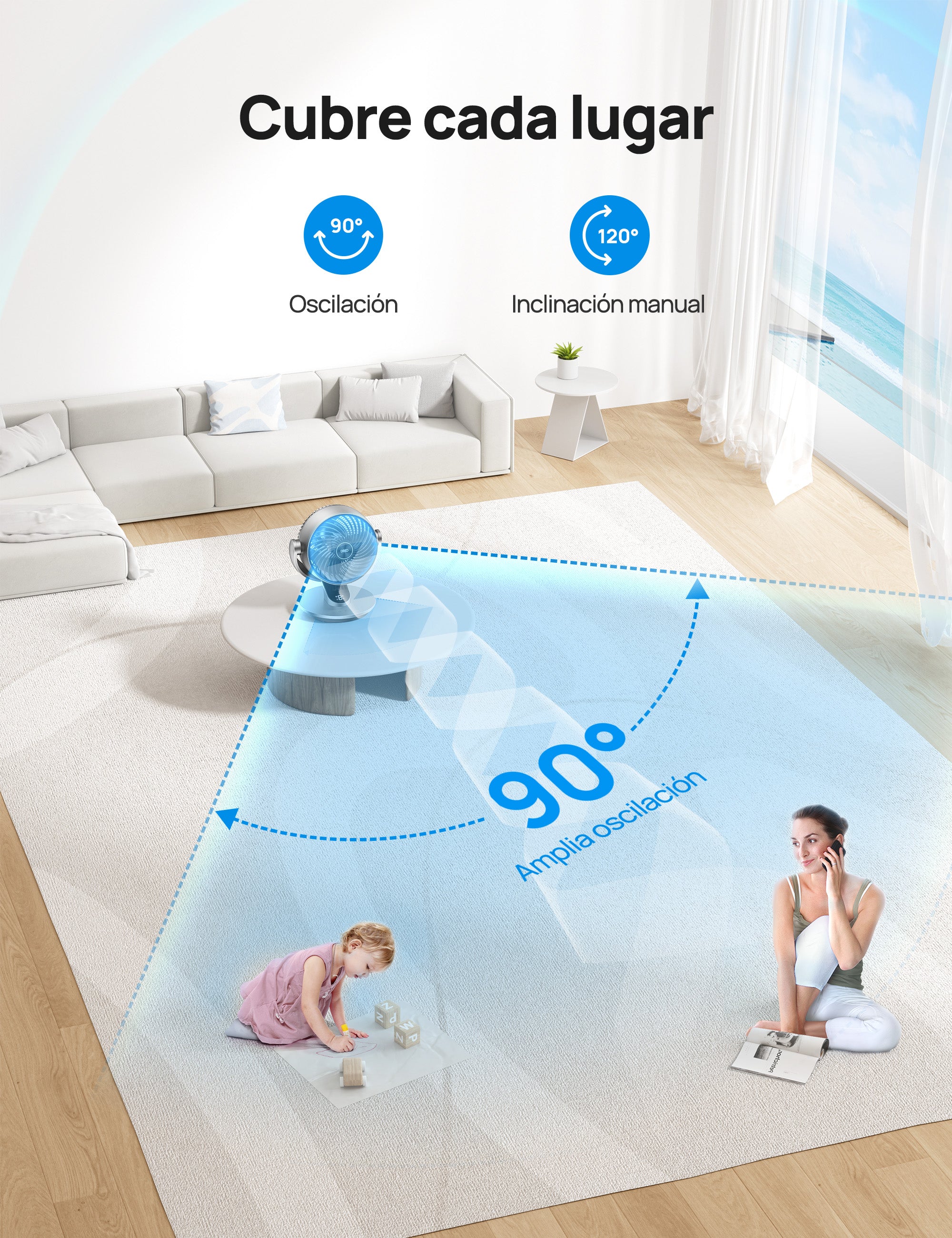 Ventilador de Mesa TurboPoly™ 511S
