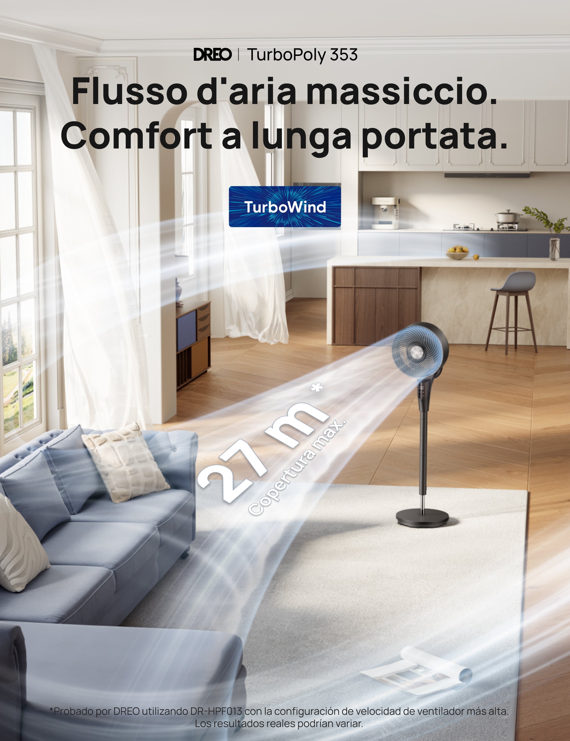 Ventilador de Mesa TurboPoly™ 353