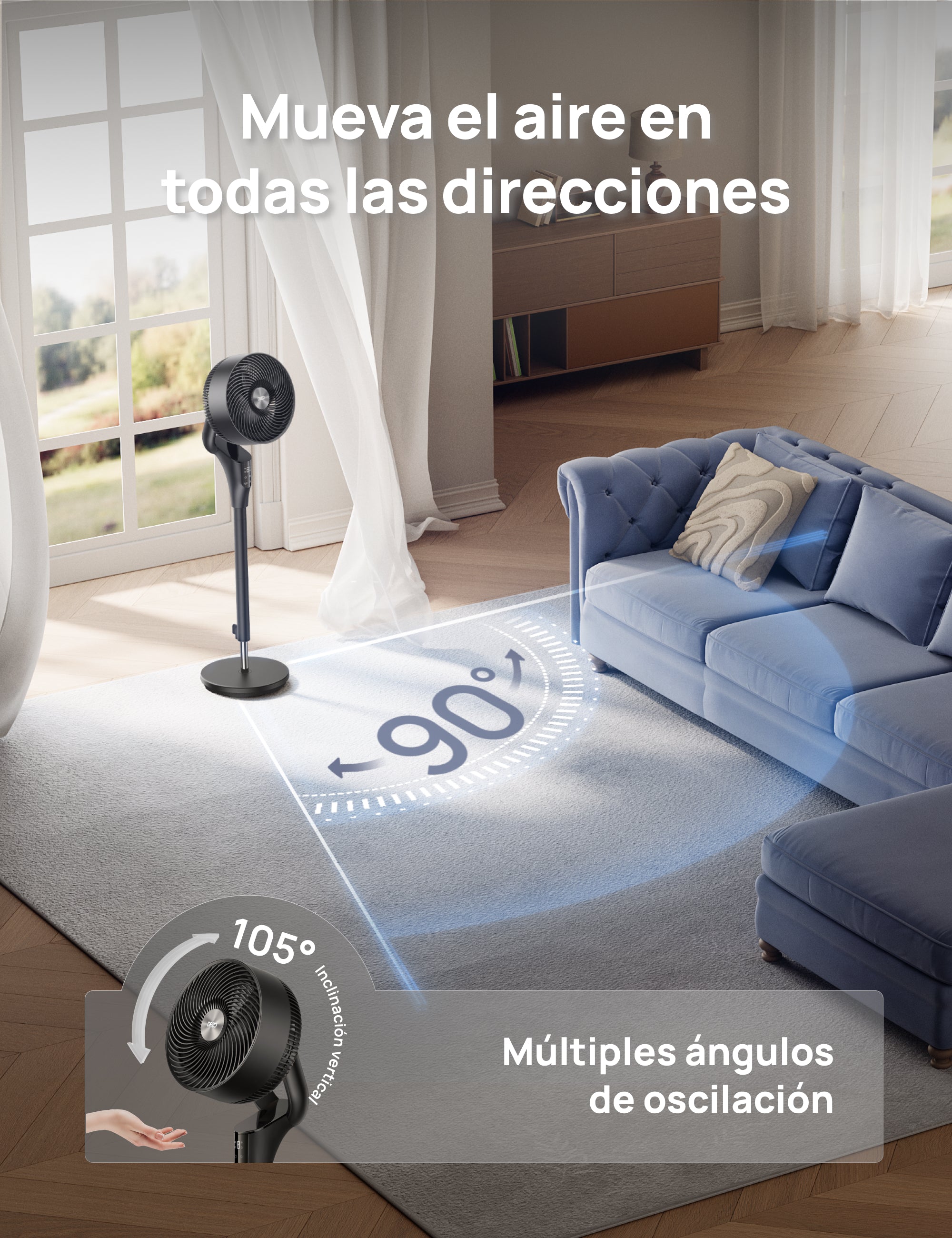 Ventilador de Mesa TurboPoly™ 353