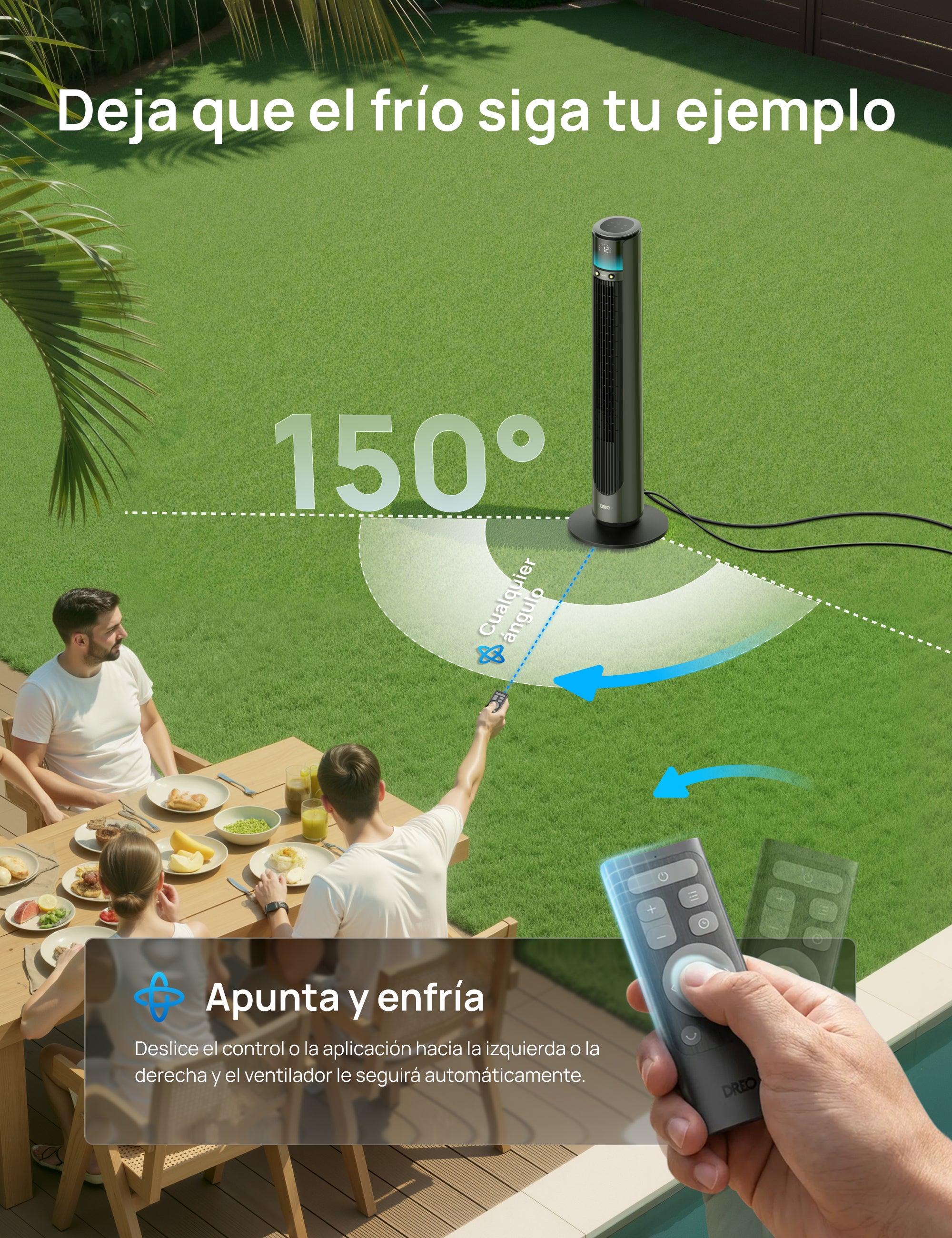 Ventilador nebulizador TurboCool™ 711AS