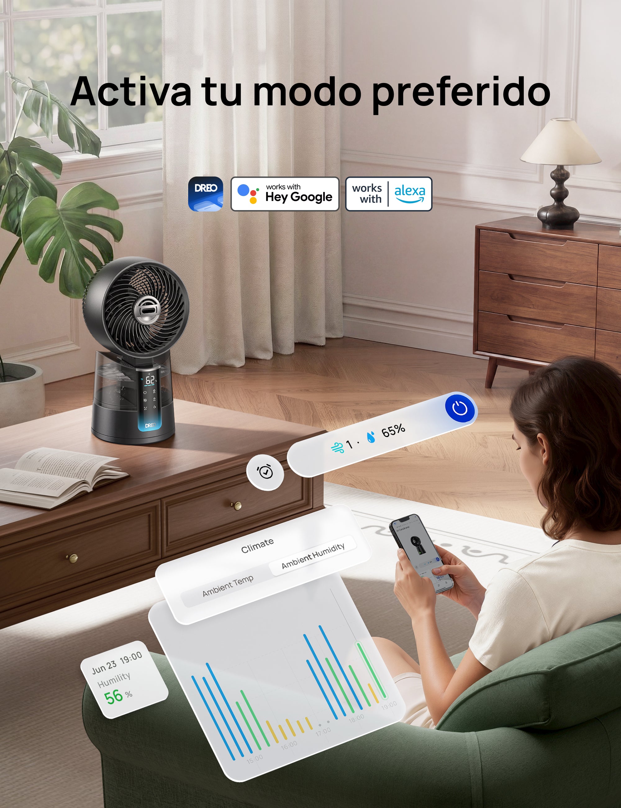 Ventilador nebulizador TurboCool™ 516S