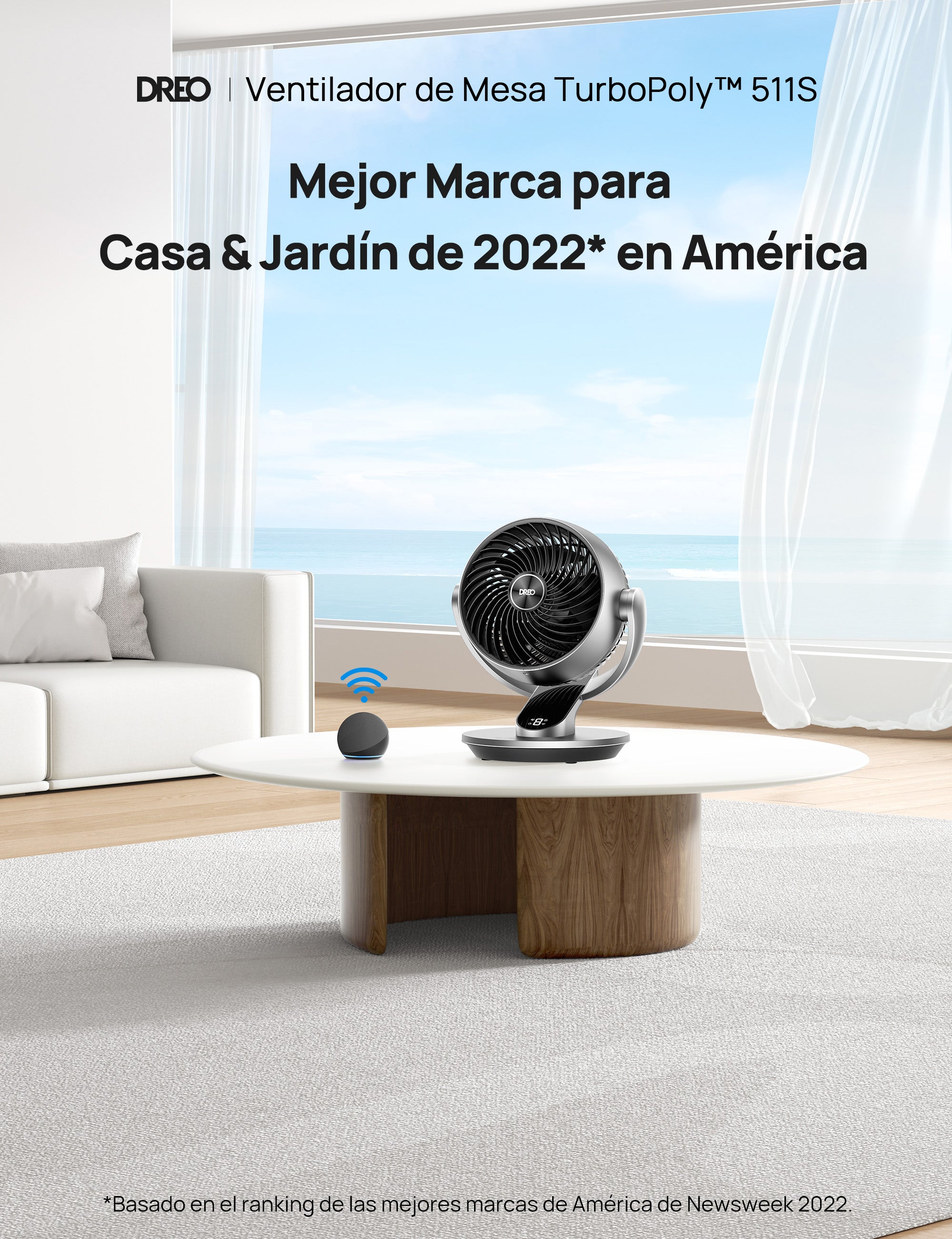 Ventilador de Mesa TurboPoly™ 511S