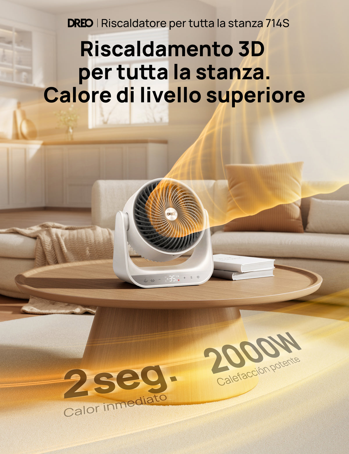 Calefactor para toda la habitación 714S