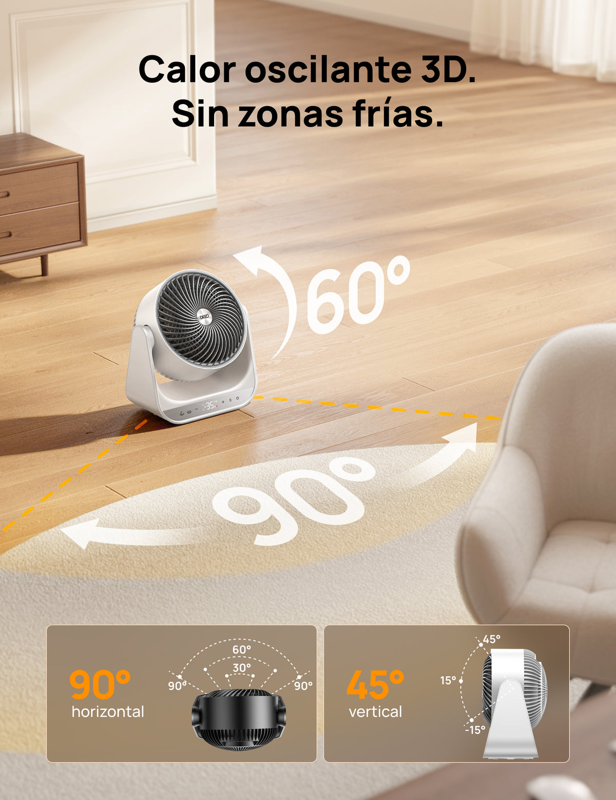 Calefactor para toda la habitación 714S