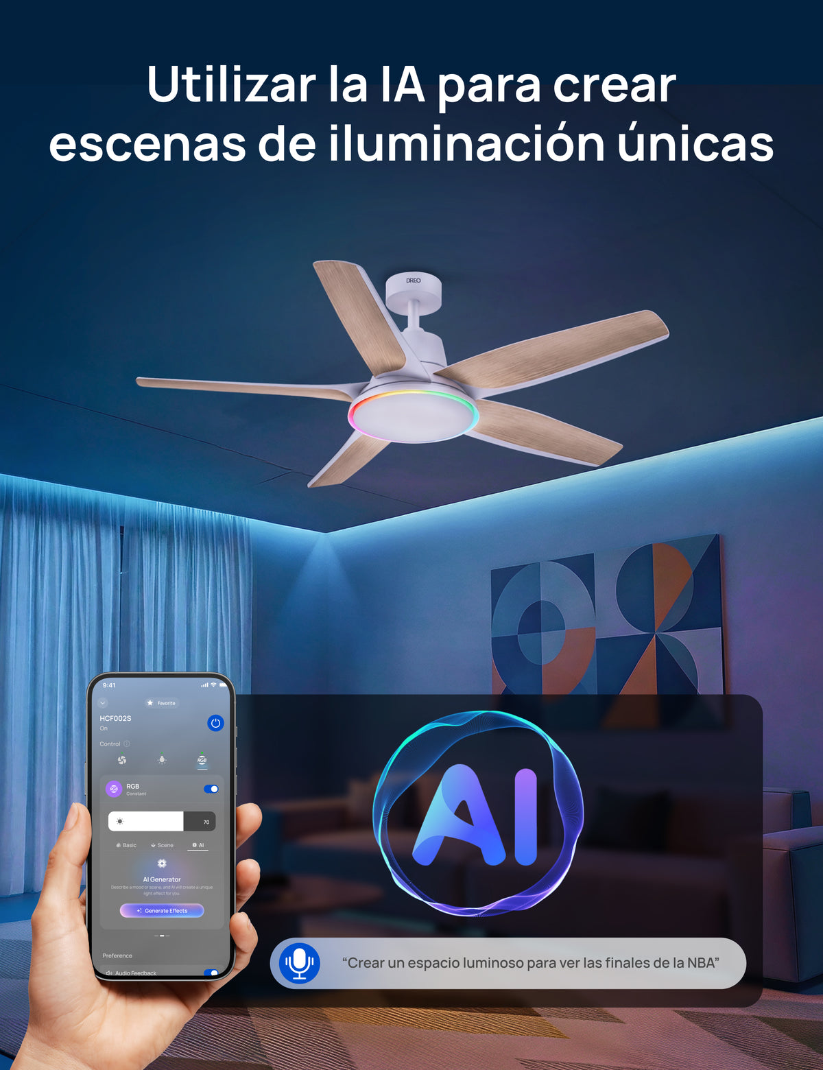 Ventilador de Techo 712S