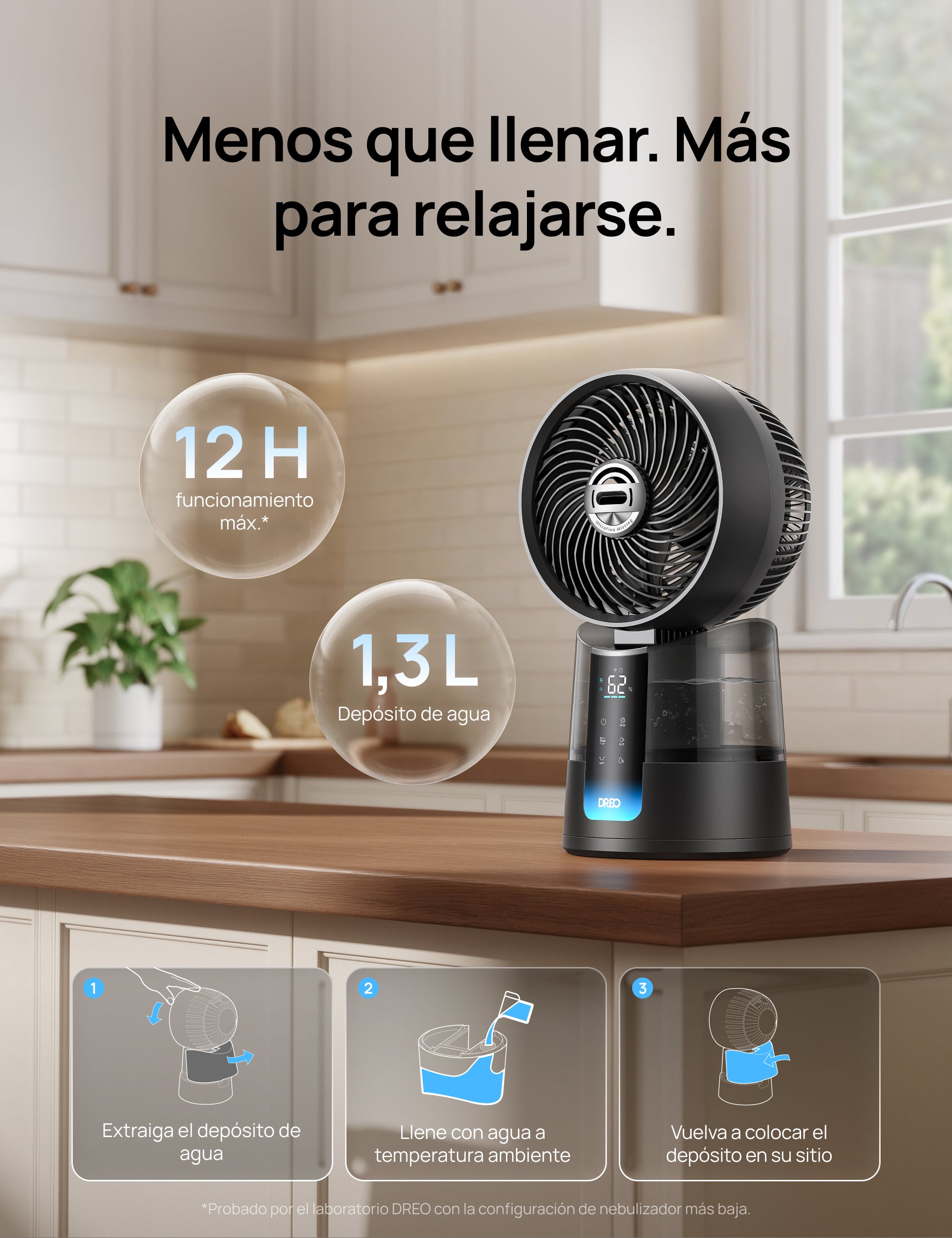 Ventilador nebulizador TurboCool™ 516S