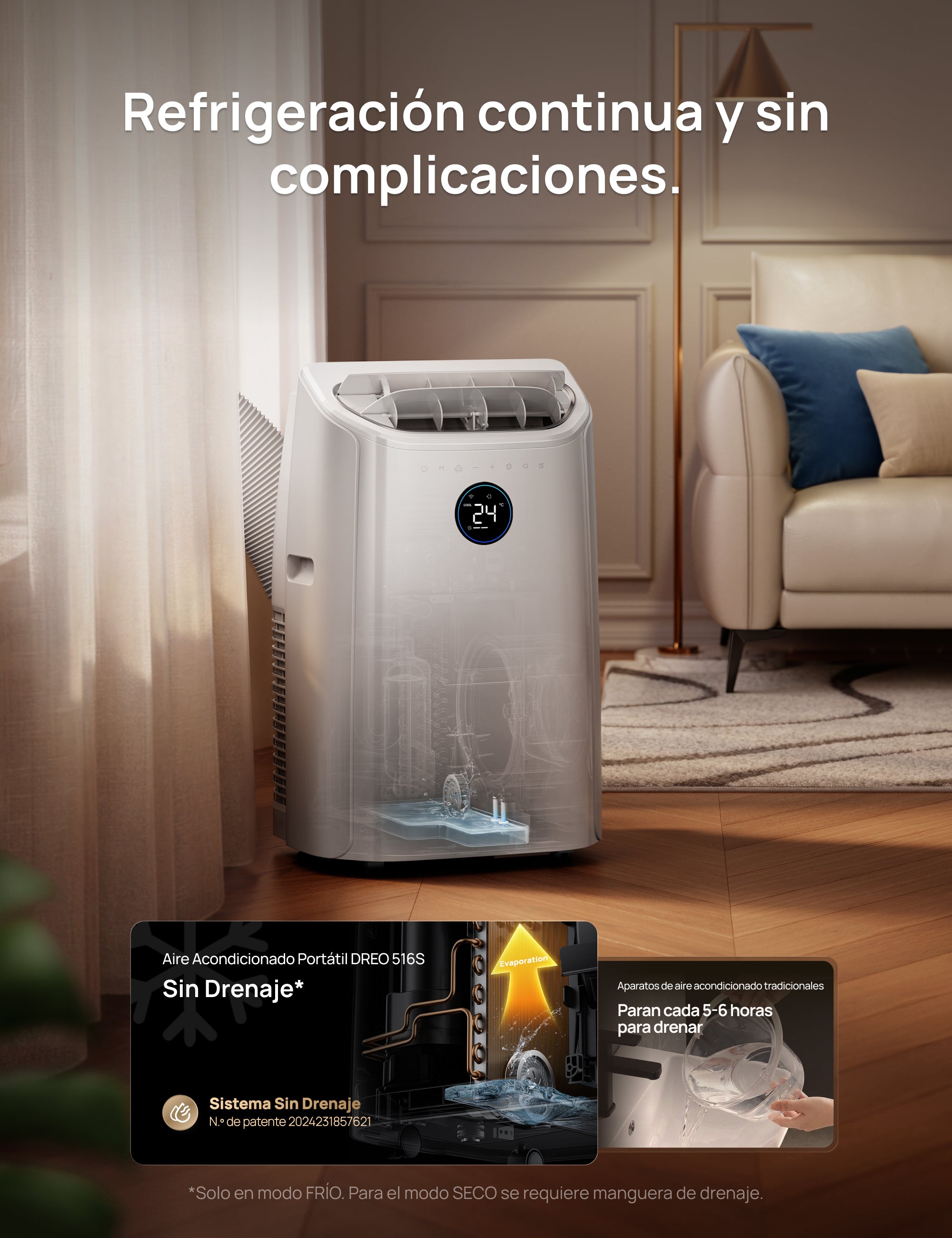 Aire Acondicionado Portable 516S