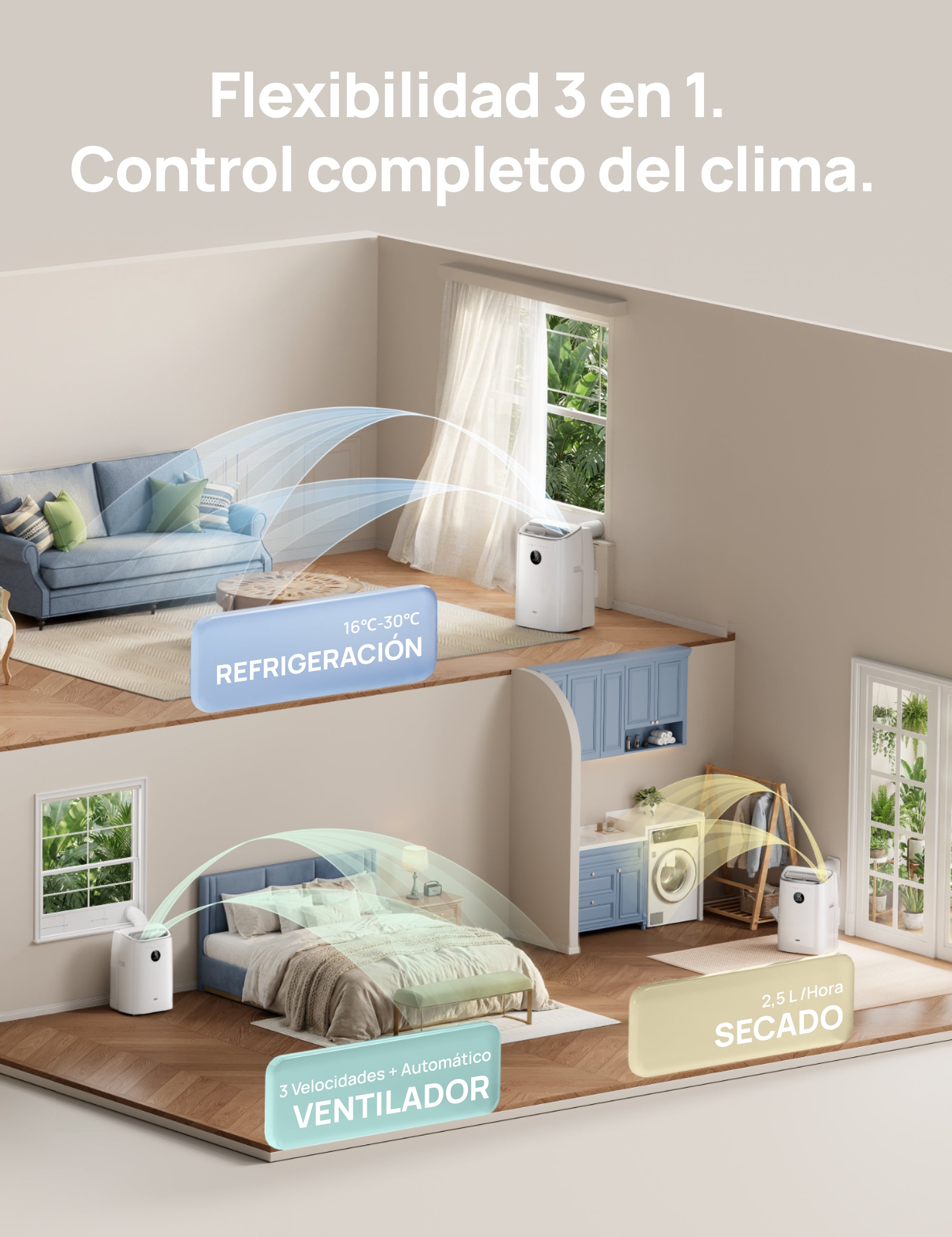 Aire Acondicionado Portable 318S