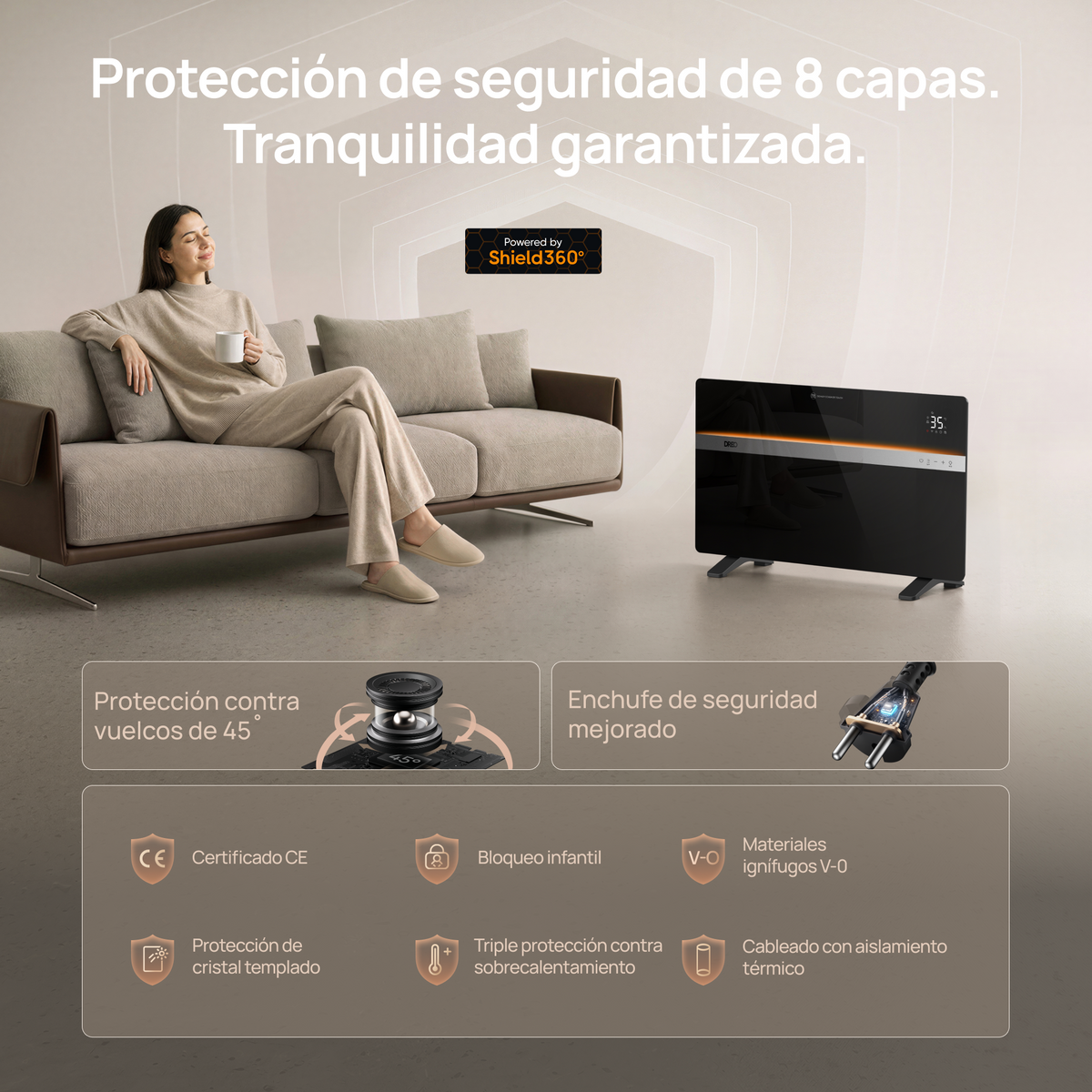 Calefactor de convección 711S